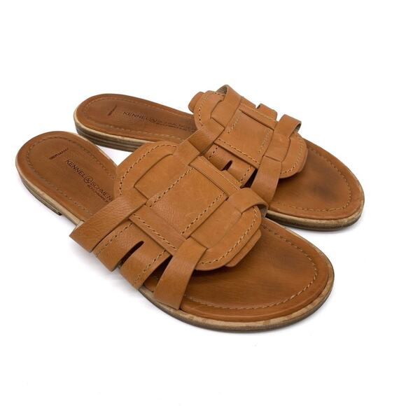 KENNEL & SCHMENGER Kito Leather Sandals Cognac DE 6.5 / US 9? - Picture 3 of 7